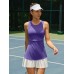 Blue Colorblocked Crop Workout Dress Blue Colorblocked Crop Workout Dress
