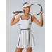 White Contrast Trim Tennis Dress White Contrast Trim Tennis Dress