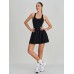 Black X-Back Dress
