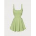 Light Green Cut-Out Dress Light Green Cut-Out Dress