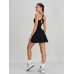 Black X-Back Dress