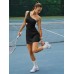 Black One-Shoulder Cut Out Sports Dress