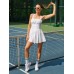 Halter Neck Pleated Tennis Dress Halter Neck Pleated Tennis Dress