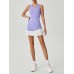 Light Blue Colorblocked Crop Workout Dress Light Blue Colorblocked Crop Workout Dress